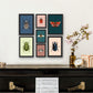 Peacock Butterfly, gallery wall art, original art work, butterfly vintage illustration, entomological art work,