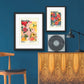 Foire d’été / Peony Print / Fruit Print / Still Life / Summer Print / French Print / Fruit / Wall Art / Tropical Print / Botanical Print
