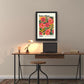 Fruits et Fleurs / Print / Fruit Print / Still Life / Summer Print / French Print / Fruit / Wall Art / Tropical Print / Botanical Print /