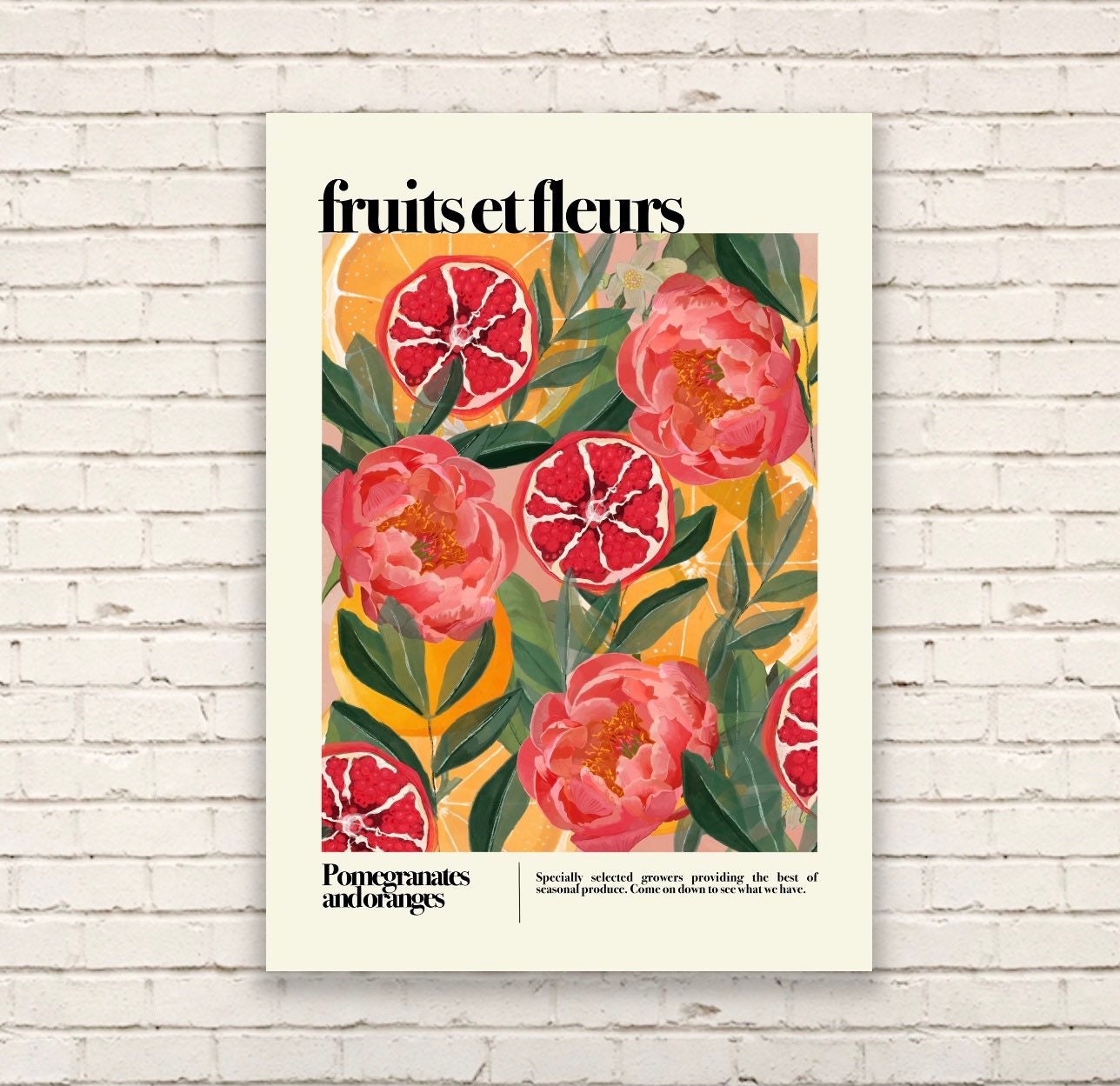 Fruits et Fleurs | Unframed