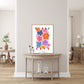 Peace and Love Floral | Unframed
