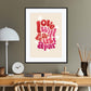 Love Will Tear Us Apart | Unframed