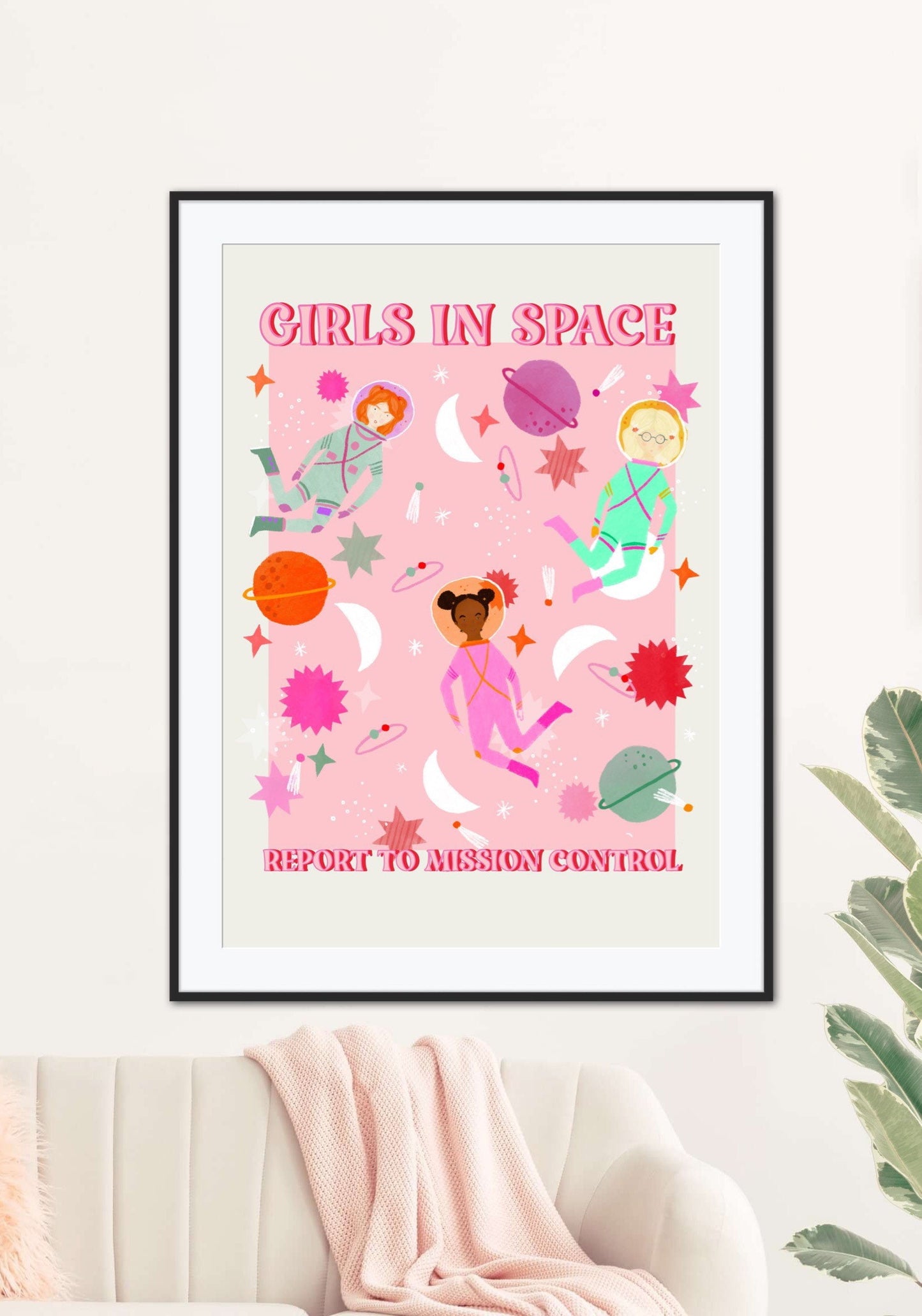 Girls In Space | Unframed