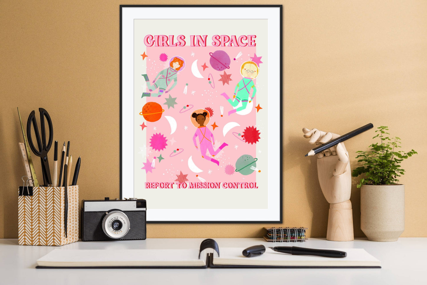 Girls In Space | Unframed