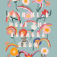 Flowers and Rainbows / Nursery Art / Kids Room / Art / Print / Gifts / kids / Rainbow / Colour Pop / Bright / Flowers / floral / Colourful