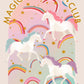 Magic Unicorn Club / Unicorn / Rainbow / Nursery Art / Kids Room / Girls Room / Print / Gifts for Her / kids / Stars / Colour Pop / Bright