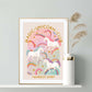 Personalised Unicorn Club | Unframed