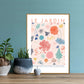 Le Jardin / Floral Print / Garden Print / Still Life / Kitchen Print / French Print / Flower / Wall Art / Botanical / Botanical Print /