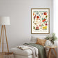Botanical Garden / Floral Print / Print / Bedroom / Kitchen Print / French Print / Flower / Wall Art / Vintage / Botanical Print / A3 / A4