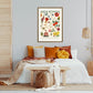Botanical Garden / Floral Print / Print / Bedroom / Kitchen Print / French Print / Flower / Wall Art / Vintage / Botanical Print / A3 / A4