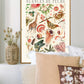 Shade of Peach / Floral Print / Print / Bedroom / Kitchen Print / French Print / Flower / Wall Art / Vintage / Botanical Print / A3 / A4 /