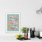 Flowers and Rainbows | Unframed