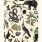 Shades of Black / Floral Print / Print / Bedroom / Kitchen Print / French Print / Flower / Wall Art / Vintage / Botanical Print / A3 / A4 /