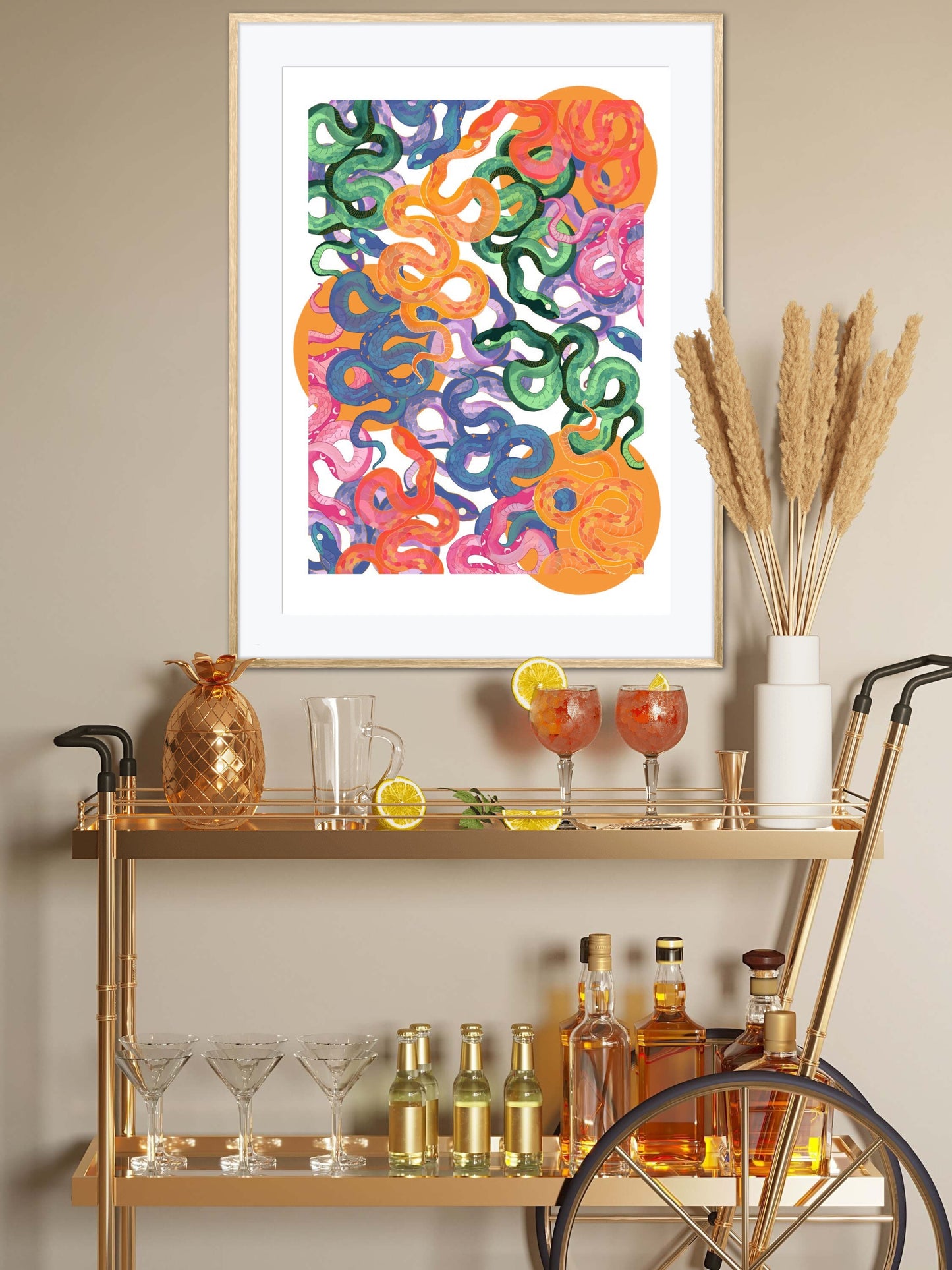 Snake Garden | Unframed