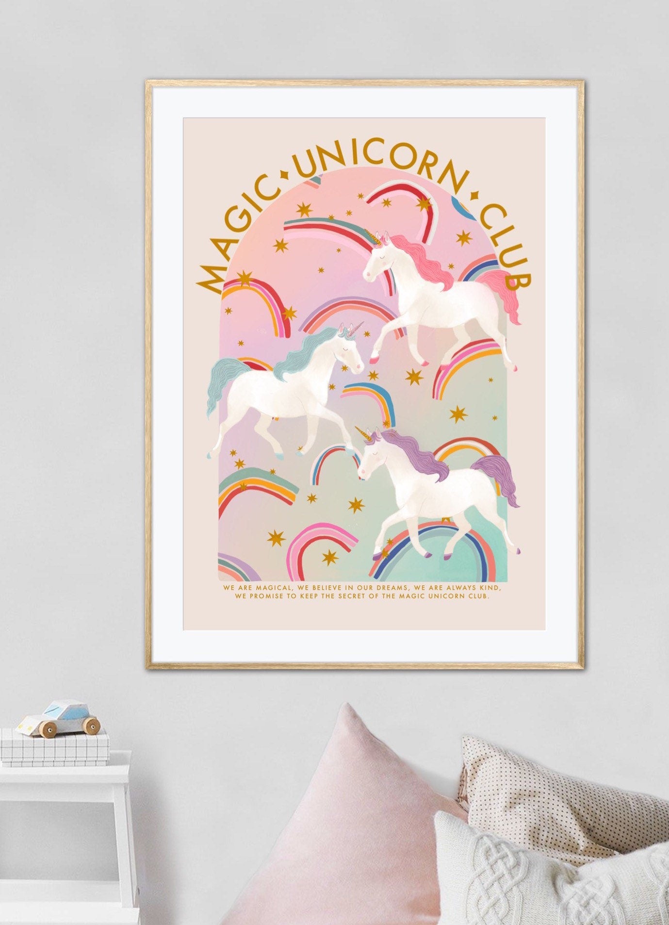 Magic Unicorn Club | Unframed