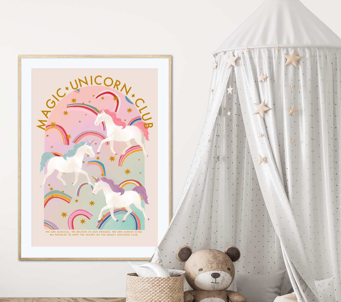 Magic Unicorn Club | Unframed