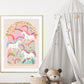 Magic Unicorn Club / Unicorn / Rainbow / Nursery Art / Kids Room / Girls Room / Print / Gifts for Her / kids / Stars / Colour Pop / Bright
