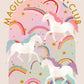 Personalised Unicorn Club / Unicorn / Rainbow / Nursery Art / Kids Room / Girls Room / Print / Gifts for Her / kids / Stars / Colour Pop /
