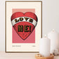 Vintage Heart | Unframed