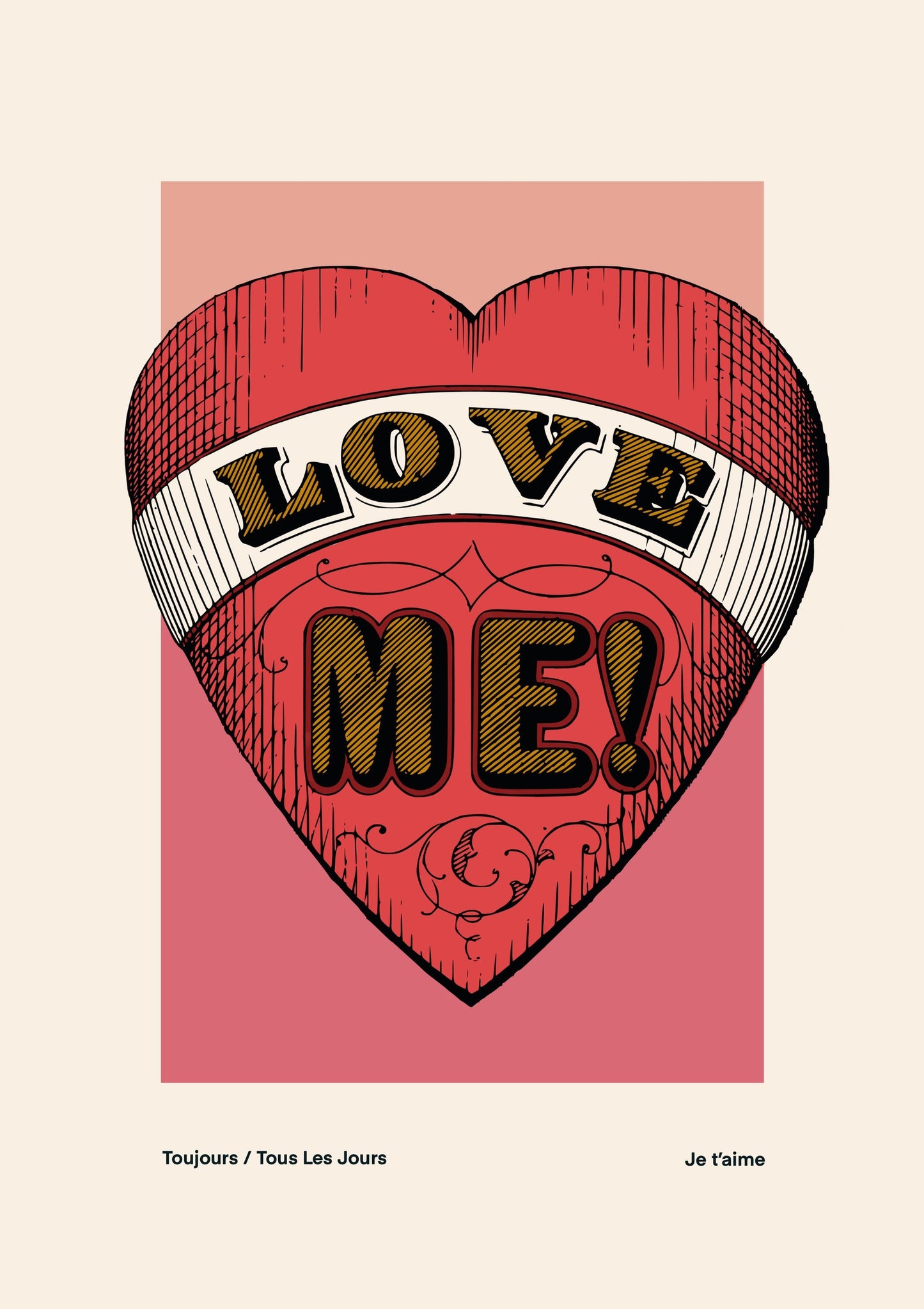 Vintage Heart | Unframed
