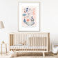 La Campagne / Floral Print / Butterfly Print / Still Life / Kitchen Print / French Print / Flower / Wall Art / Botanical / Botanical Print /