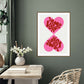 I Love You in French / Je Vous Aime / Valentines Print / Typography / Bright Print / Quote Print / Wall Art / Quirky / Pink and Red Print /