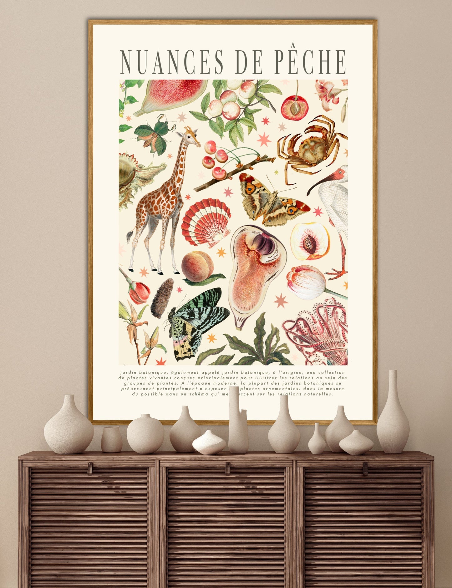 Shades of Peach | Unframed
