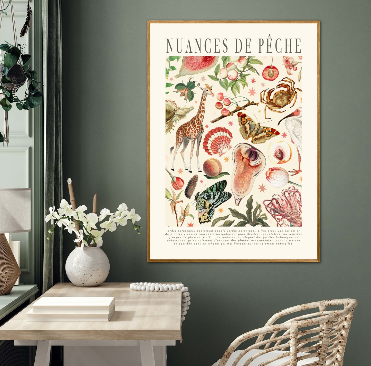 Shades of Peach | Unframed