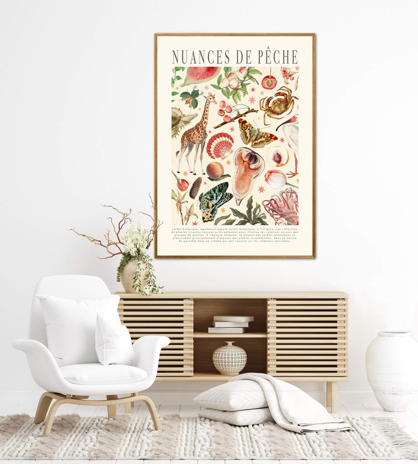 Shades of Peach | Unframed