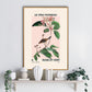 Vintage Botanical Art Print, Floral Art Sketch, French Art Print, Birds and Flowers Print, A5, A4, A3, Pink And Green Art Print,