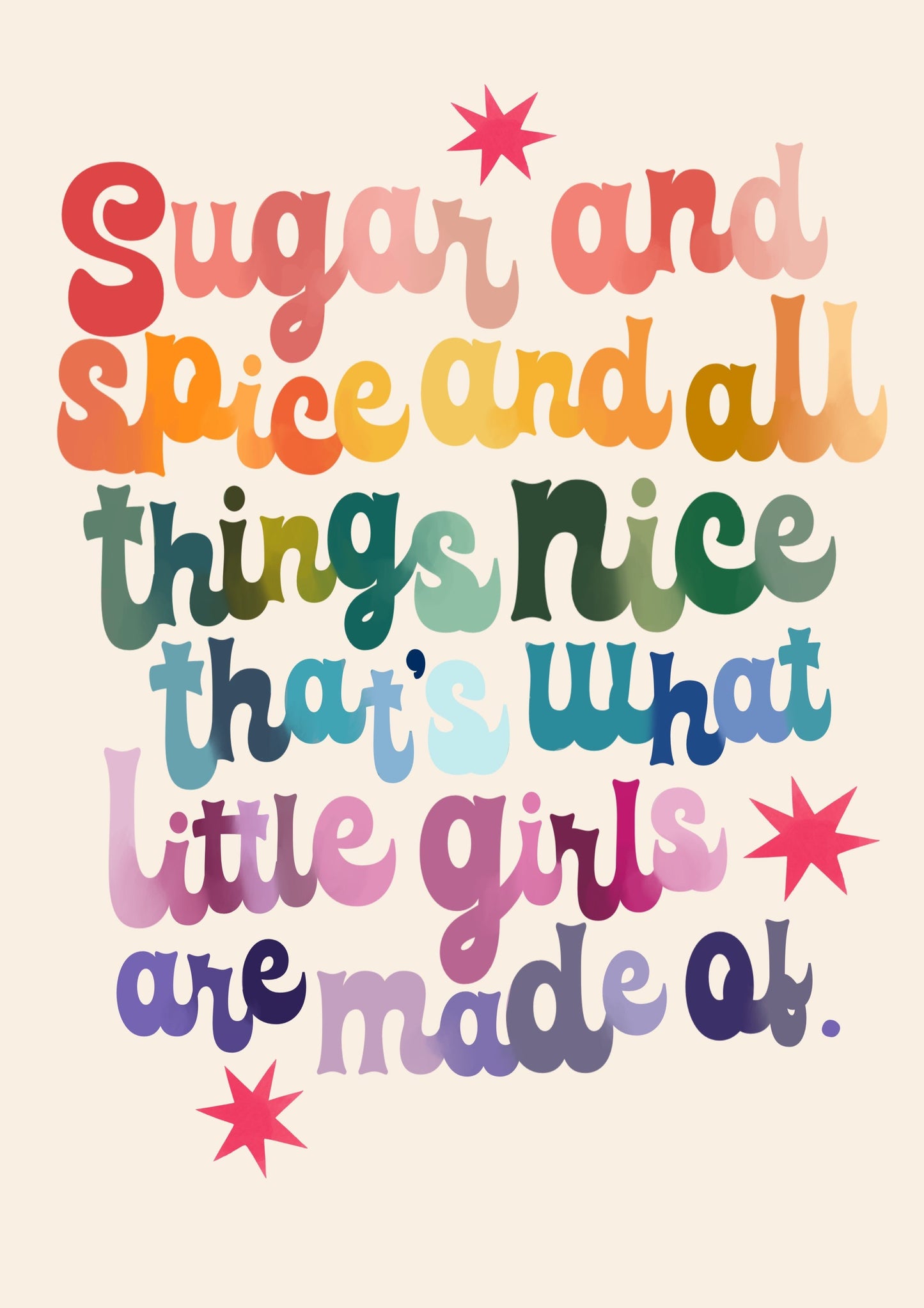 Sugar and Spice | Unframed