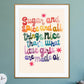 Sugar and Spice | Unframed
