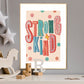 Strong and Kind , Kids Print , Affirmation, Nursery Art, Kids Room, Children’s Wall Art, Muted Colours, Gifts for Kids, Gifts for new Mum
