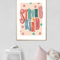 Strong and Kind , Kids Print , Affirmation, Nursery Art, Kids Room, Children’s Wall Art, Muted Colours, Gifts for Kids, Gifts for new Mum