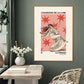 Moon Dance, Moon Goddess Print, French Art Print, Vintage Art Print, Luna Stars Print, Bedroom, A5, A4, A3, A2, A1, A0, Pink, Boho,