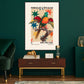 Parrot Print, French Art Print, Funky Animal Art Print, Animal Stars Print, Bedroom, A5, A4, A3, A2, A1, A0, Pink, Boho,
