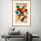 Parrot Print, French Art Print, Funky Animal Art Print, Animal Stars Print, Bedroom, A5, A4, A3, A2, A1, A0, Pink, Boho,