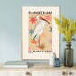 White Flamingo Print, French Art Print, Funky Animal Art Print, Animal Stars Print, Bedroom, A5, A4, A3, A2, A1, A0, colourful, Boho,