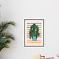 Spotted Begonia, Hand Drawn Plant Print, Colourful House Plant Print, Colour Pop Potted Plant, Cute Plant Print, Funky Print,