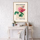 Vintage Rose Print, Flower Print, French Art Print, Floral Print, Botanical Print, Bedroom, A5, A4, A3, A2, A1, A0, Cream, pink, Pastel,