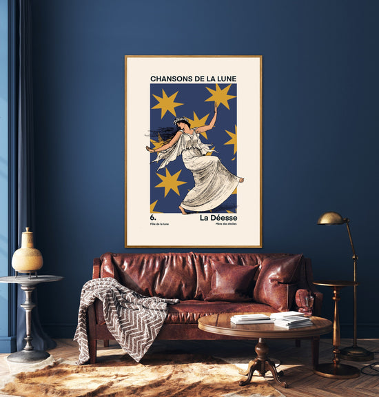 Moon Dance Blue | Unframed
