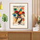 Parrot Print, French Art Print, Funky Animal Art Print, Animal Stars Print, Bedroom, A5, A4, A3, A2, A1, A0, Pink, Boho,