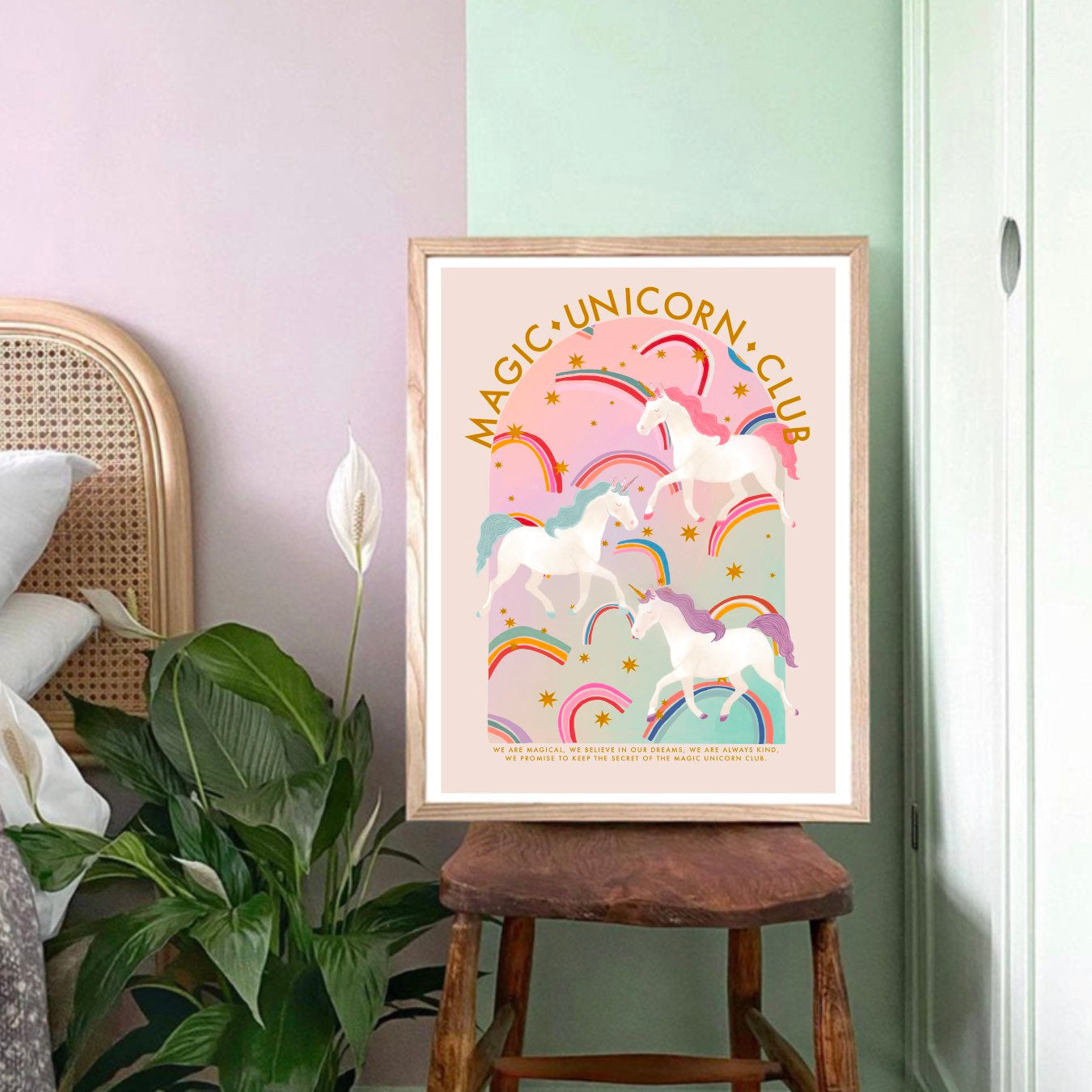 Magic Unicorn Club | Unframed