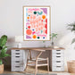 Good To SeenYou / Children’s Wall Art / Kids Prints / children’s Prints / Nursery / happy Print / play room / Wall Art / Kids Room / colour