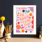 Good To SeenYou / Children’s Wall Art / Kids Prints / children’s Prints / Nursery / happy Print / play room / Wall Art / Kids Room / colour