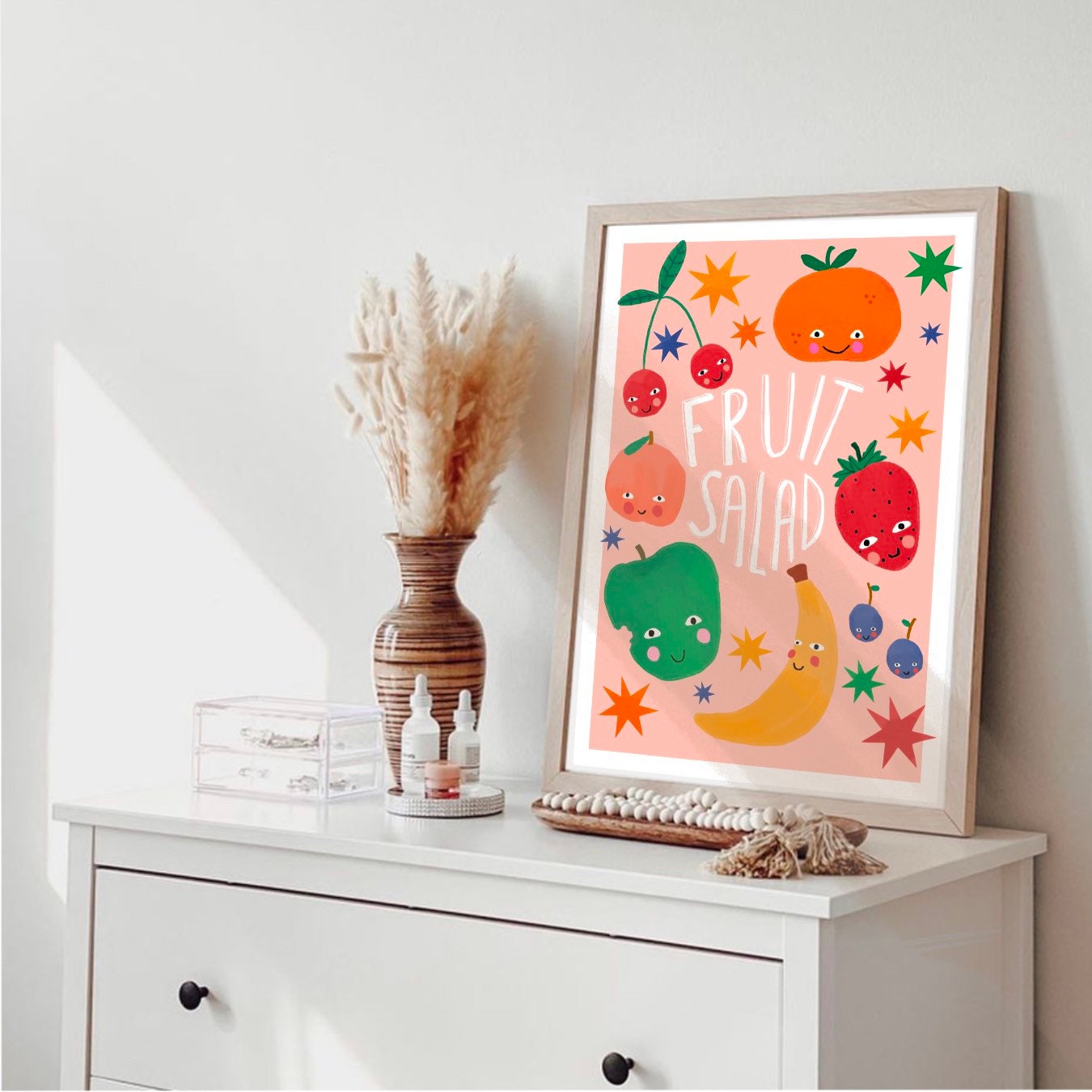 Fruity Kids Print | Unframed