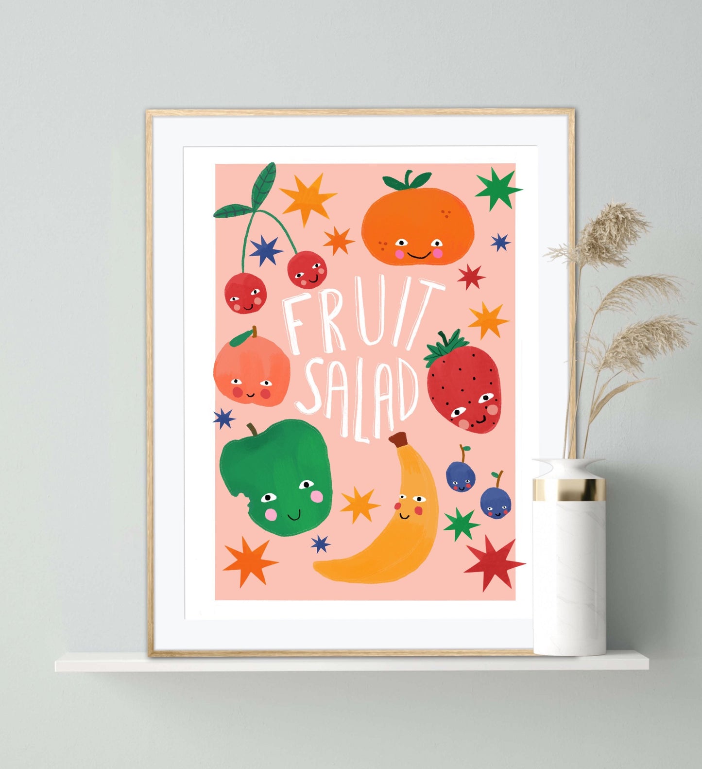 Fruity Kids Print | Unframed