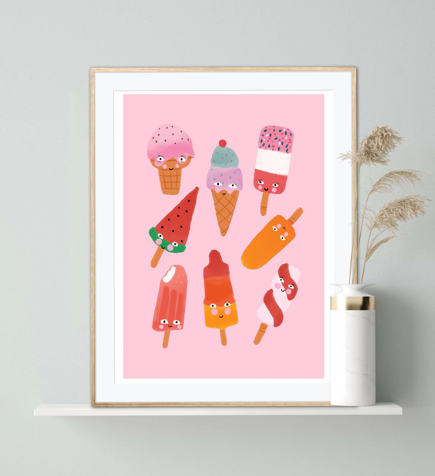 Ice Cream | More Colours | Unframed