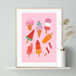 Ice Cream Print / Children’s Wall Art / Kids Prints / children’s Prints / Nursery / happy Print / play room / Wall Art / Kids Room / Summer