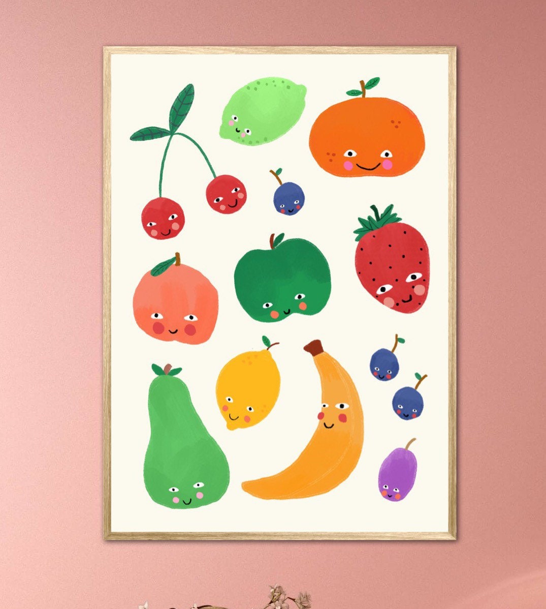 Fruity Friends | Unframed